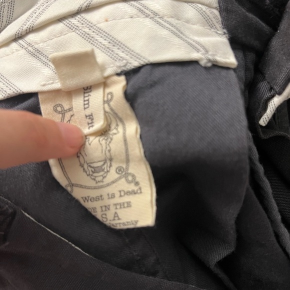 The West is Dead Made in America Slim Fit Pants size 29 - Picture 15 of 16